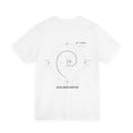Fibonacci Spiral Tee — White
