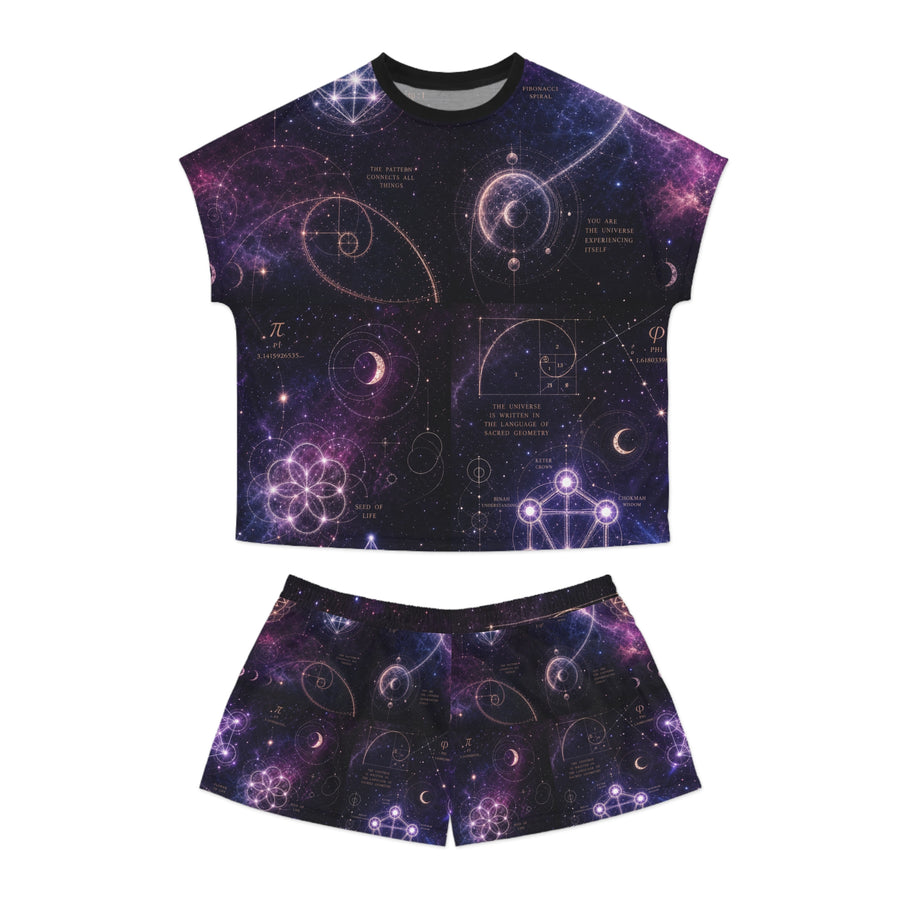 Women's Sacred Geometry Pyjama Set — Cosmic Feminine