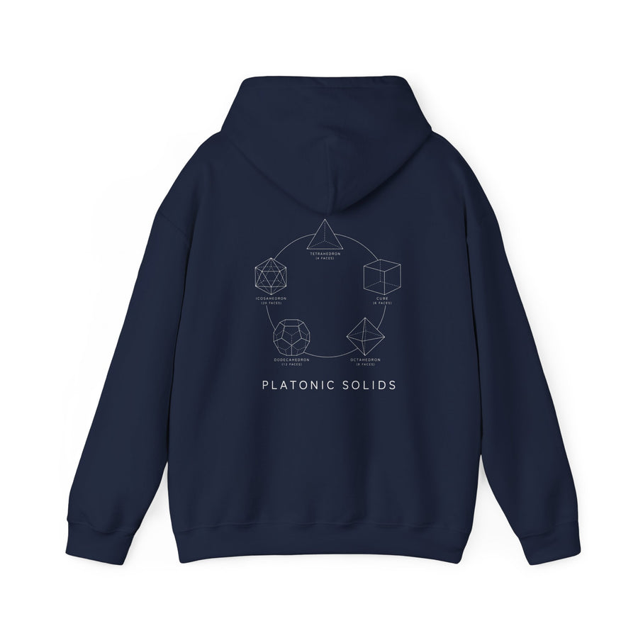 Platonic Solids Hoodie — Navy