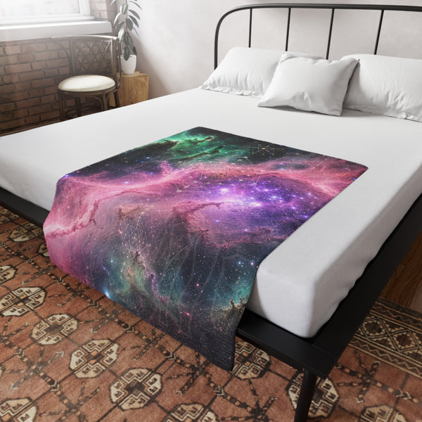 Sacred Geometry Fleece Blanket - Pillars of Creation