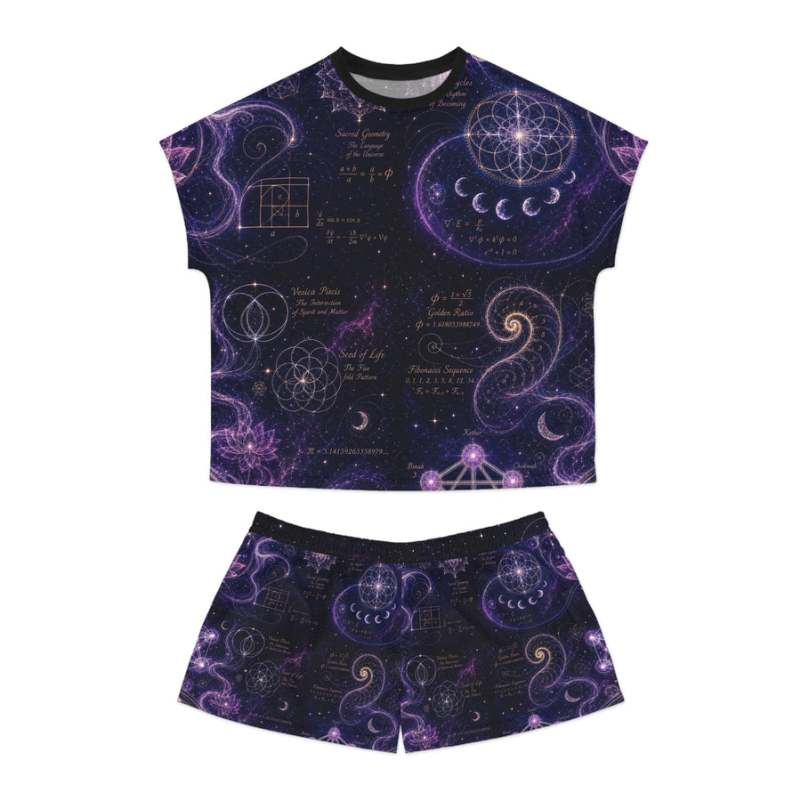Women's Sacred Geometry Pyjama Set — Divine Origin