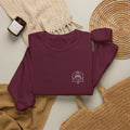 Seed of Life Crewneck — Maroon