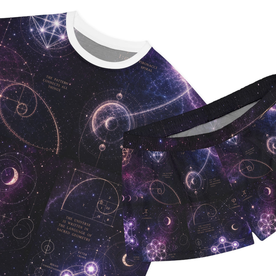 Women's Sacred Geometry Pyjama Set — Cosmic Feminine
