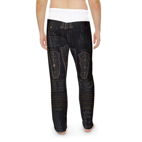 Pantalon de pyjama géométrie sacrée — Plan sacré — Homme