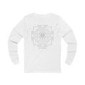 Sri Yantra Long Sleeve — White