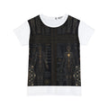 Women's Sacred Geometry Lounge Shirt — Sacred Blueprint — Front View