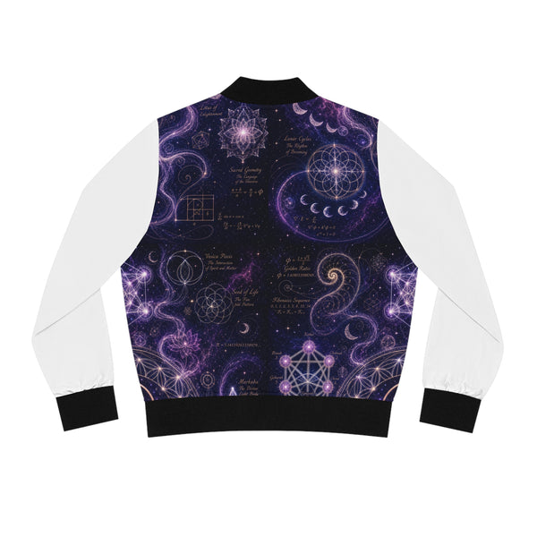 Women's Sacred Geometry Bomber Jacket — Divine Origin [SAMPLE]