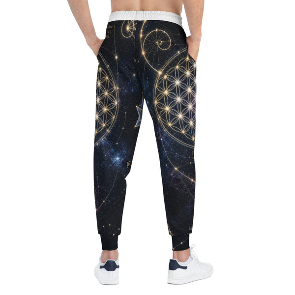 Sacred Geometry Joggers — Cosmic Constellation