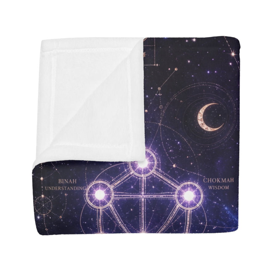 Sacred Geometry Blanket — Cosmic Bloom