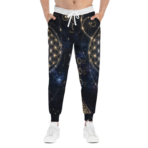 Sacred Geometry Joggers — Cosmic Constellation