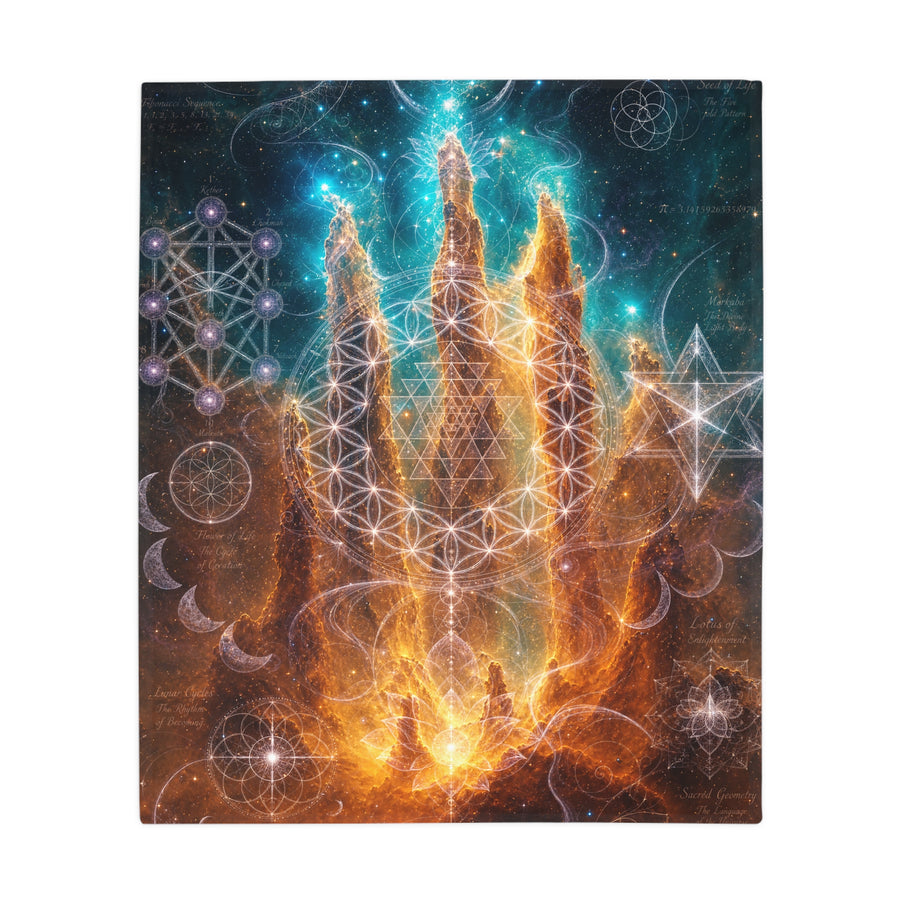 Sacred Geometry Blanket — Butterfly Nebula