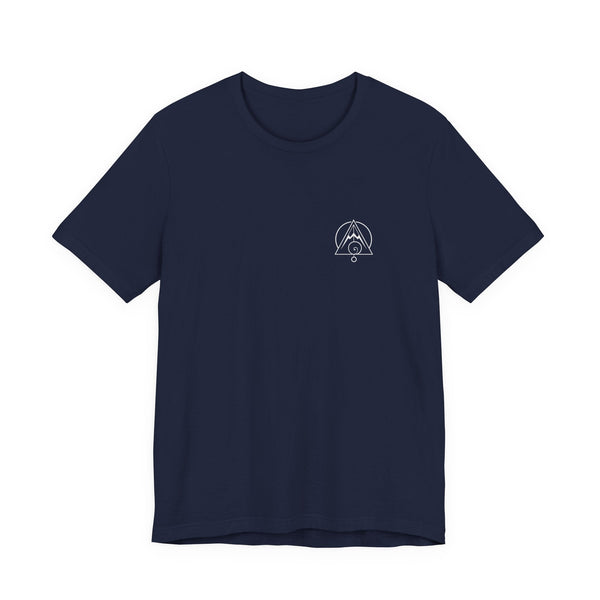 Flower of Life Tee — Navy — Front
