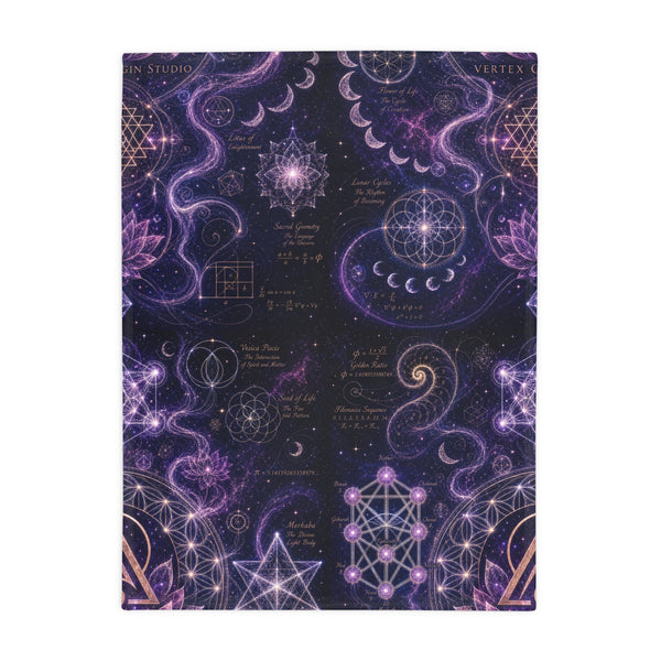 Sacred Geometry Blanket — Divine Origin [SAMPLE]