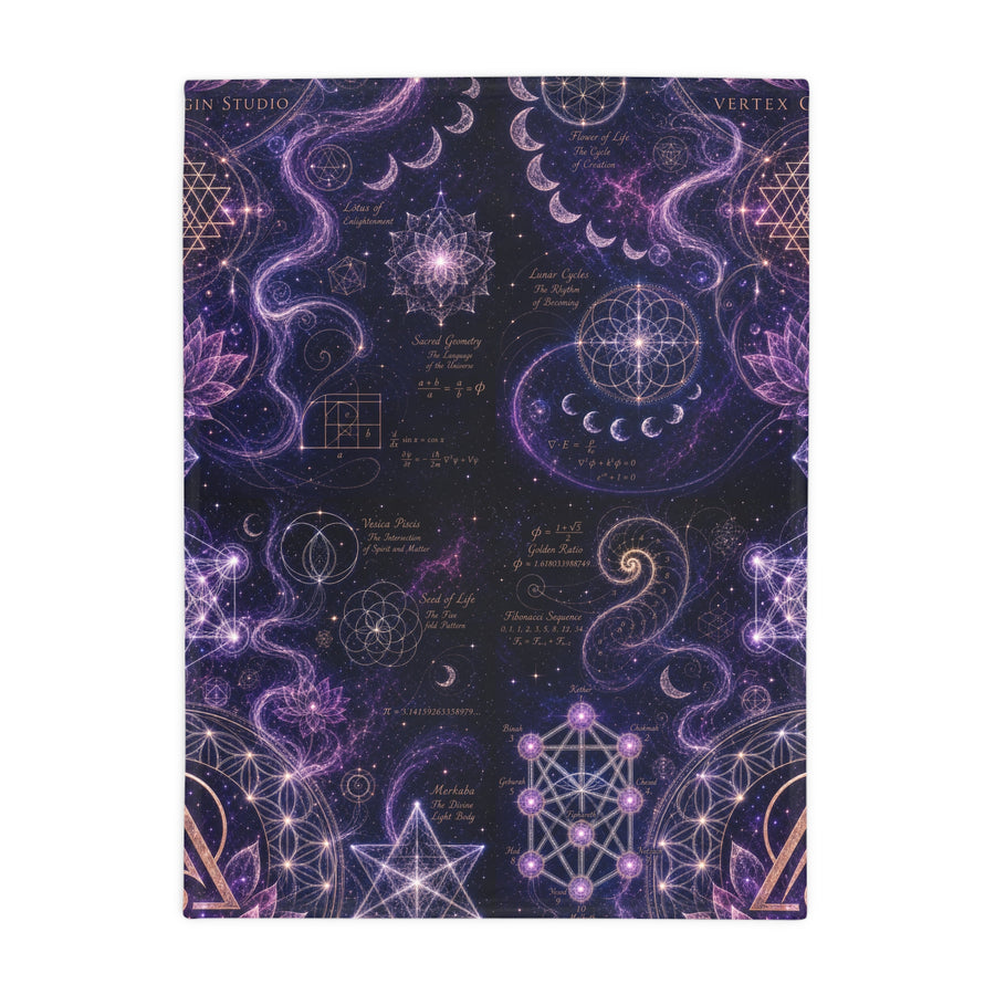 Sacred Geometry Blanket — Divine Origin [SAMPLE]