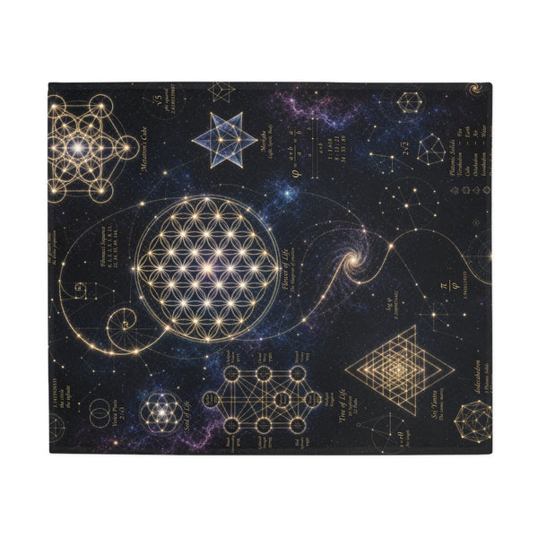 Sacred Geometry Blanket — Cosmic Constellation