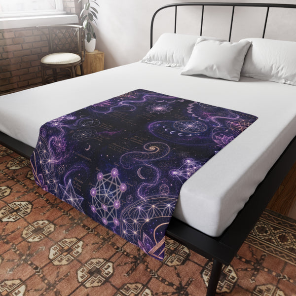 Sacred Geometry Blanket — Divine Origin [SAMPLE]