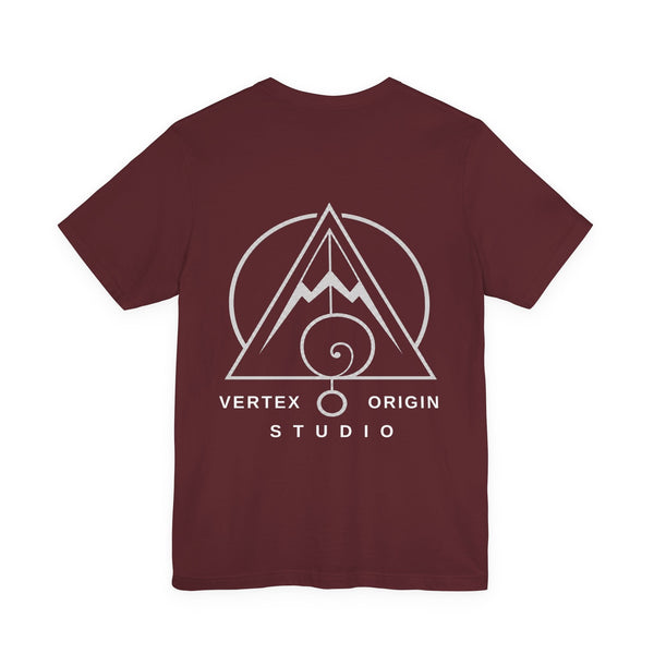 Origin Mark Tee — Maroon — Back Design