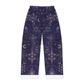 Pantalon de pyjama géométrie sacrée — Tissu céleste — Femme