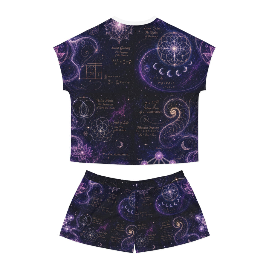 Women's Sacred Geometry Pyjama Set — Divine Origin