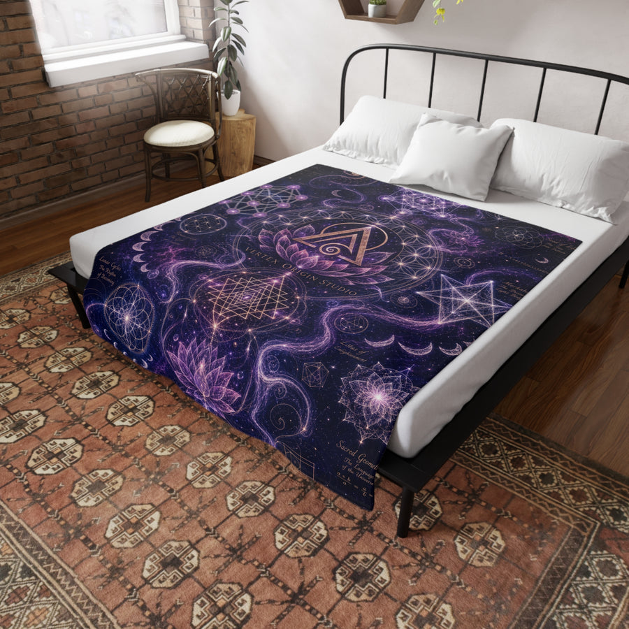 Sacred Geometry Blanket — Divine Origin