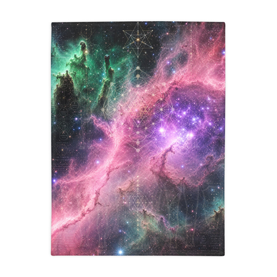 Sacred Geometry Blanket — Pillars of Creation