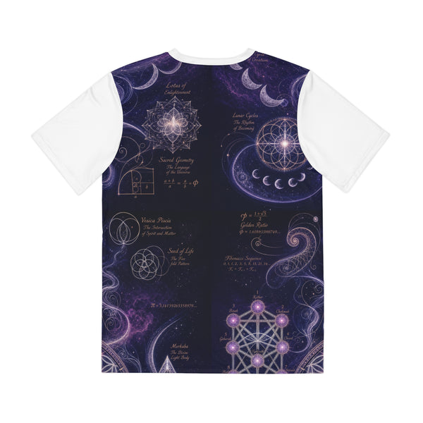 Men's Sacred Geometry Lounge Shirt — Sacred Feminine — Front View