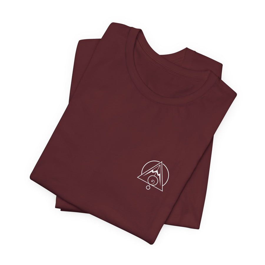 Flower of Life Tee — Maroon