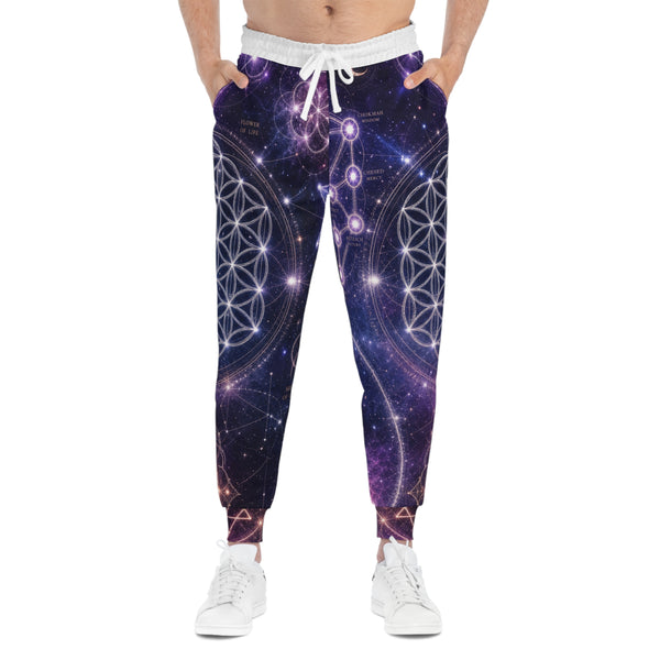 Sacred Geometry Joggers — Cosmic Bloom