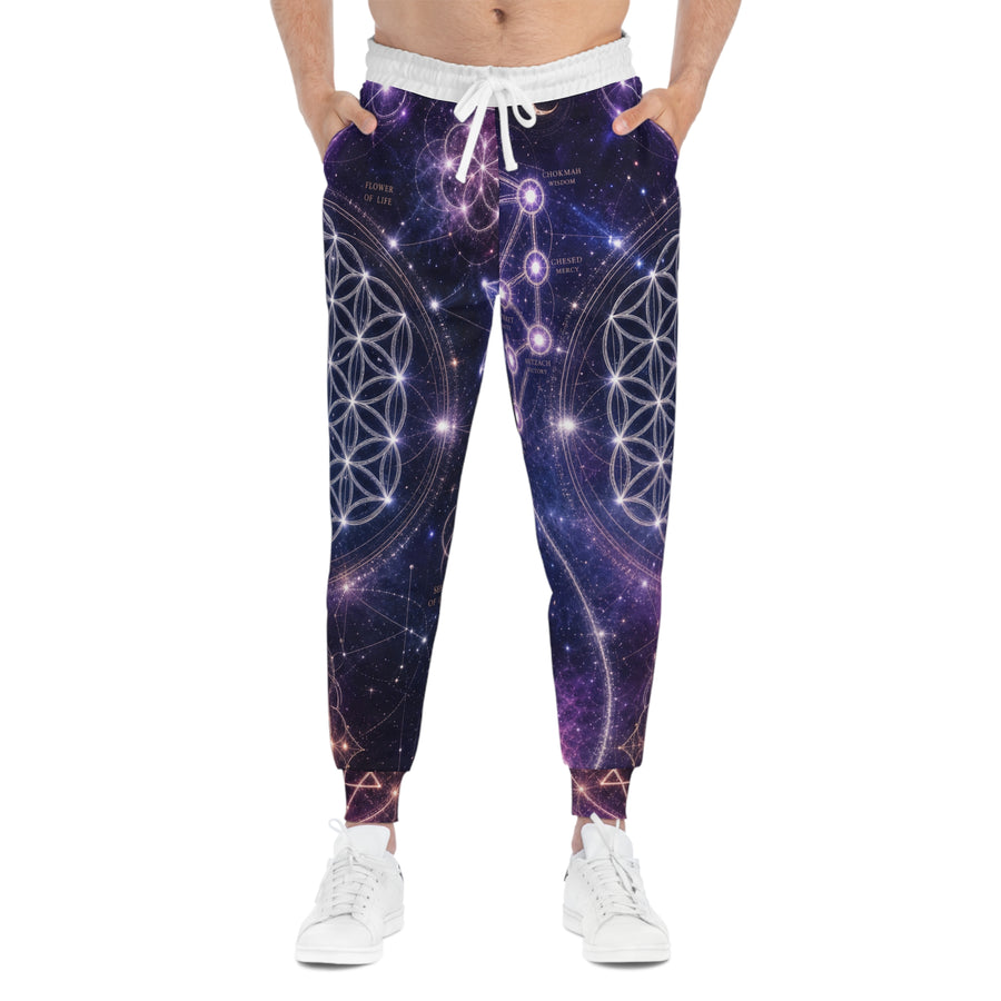 Sacred Geometry Joggers — Cosmic Bloom