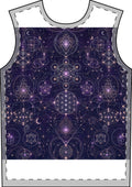 Men's Sacred Geometry Pajama Set — Celestial Weave — Back