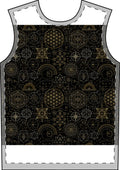 Men's Sacred Geometry Pajama Set — Cosmic Blueprint — Front
