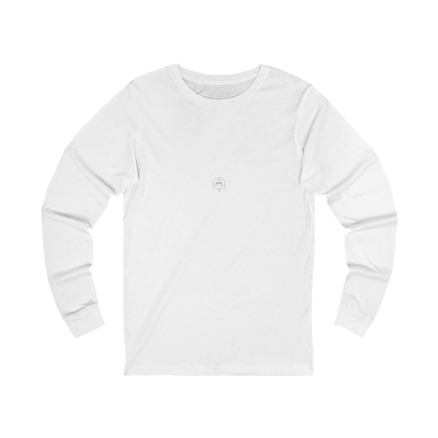 Origin Mark Long Sleeve — White — Front