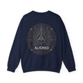 Aligned Crewneck — Navy — Back Design