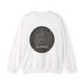 Aligned Crewneck — White (Circle) — Back Design