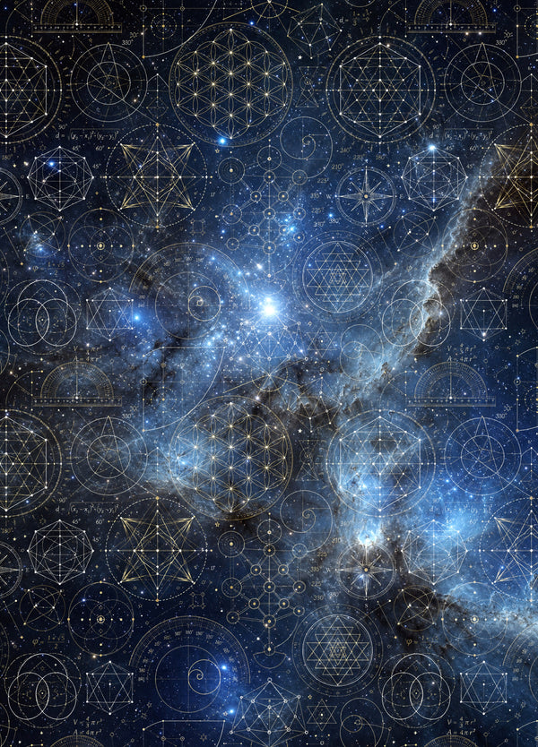 Sacred Geometry Blanket — Origin Universe — Winter