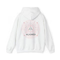 Aligned Crewneck — White — Back Design