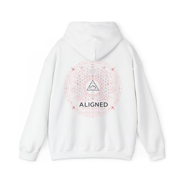 Aligned Crewneck — White — Back Design