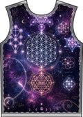Men's Sacred Geometry Pajama Set — Cosmic Feminine — Front