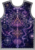Men's Sacred Geometry Pajama Set — Divine Origin — Back