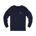 Fibonacci Spiral Long Sleeve — Navy — Front