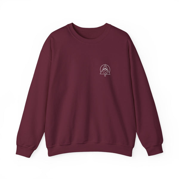 Metatron Crewneck — Maroon — Front