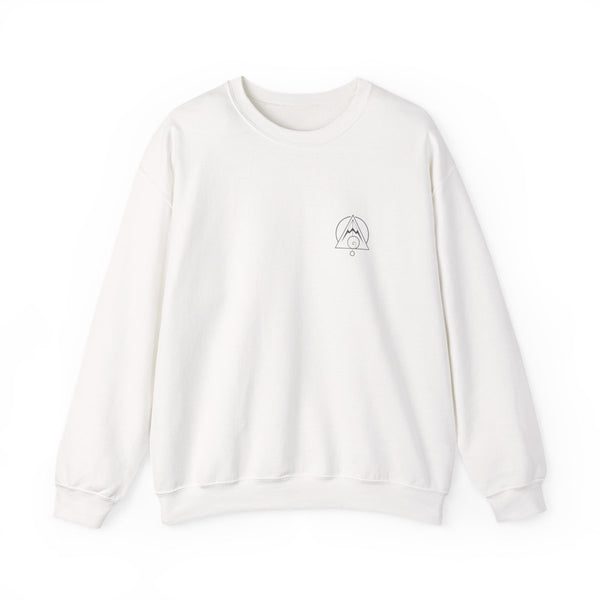 Metatron Crewneck — White — Front