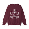 Origin Mark Crewneck — Maroon — Back Design