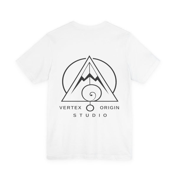 Origin Mark Tee — White — Back Design