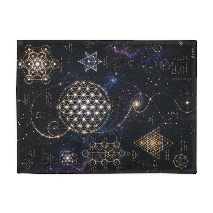 Sacred Geometry Blanket — Cosmic Constellation