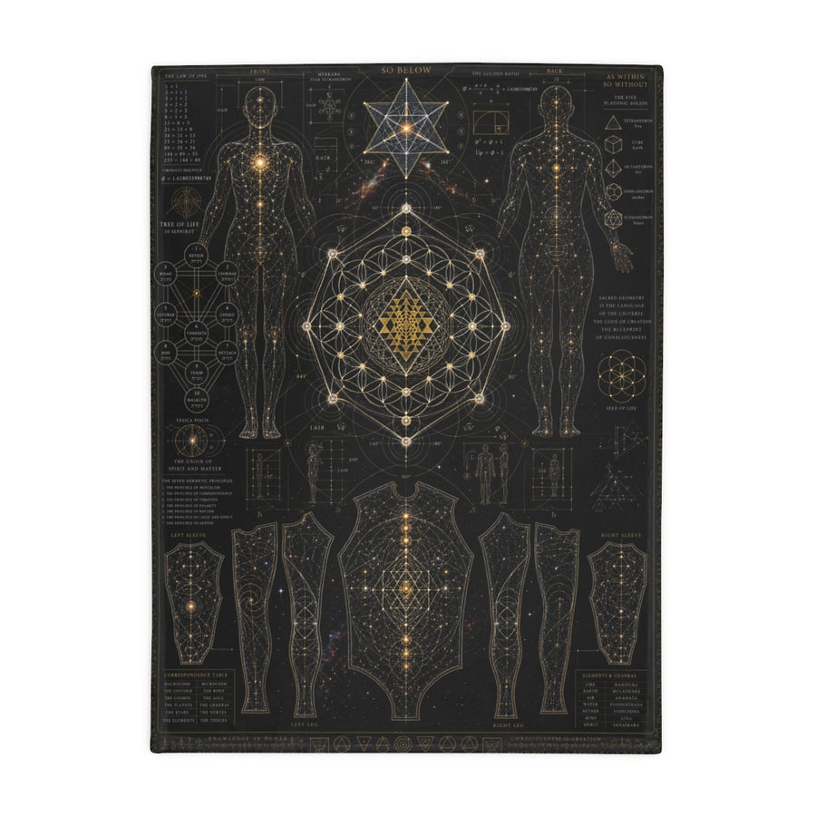 Sacred Geometry Blanket — Sacred Blueprint