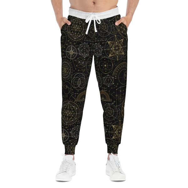 Sacred Geometry Joggers — Cosmic Blueprint