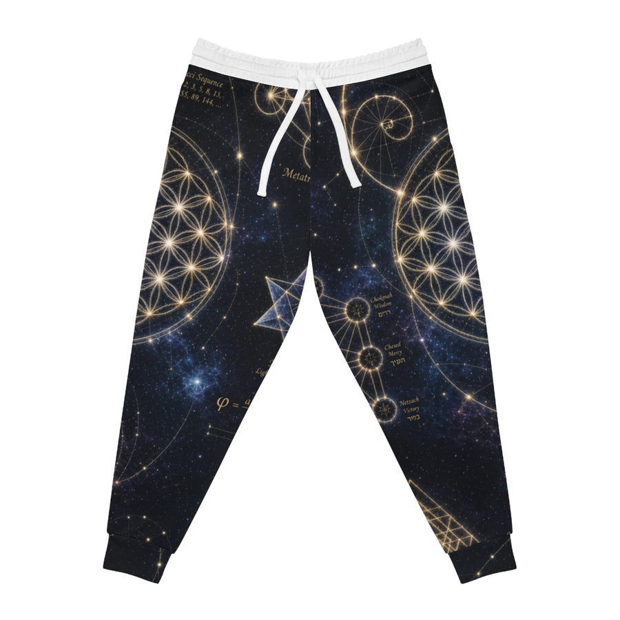 Sacred Geometry Joggers — Cosmic Constellation