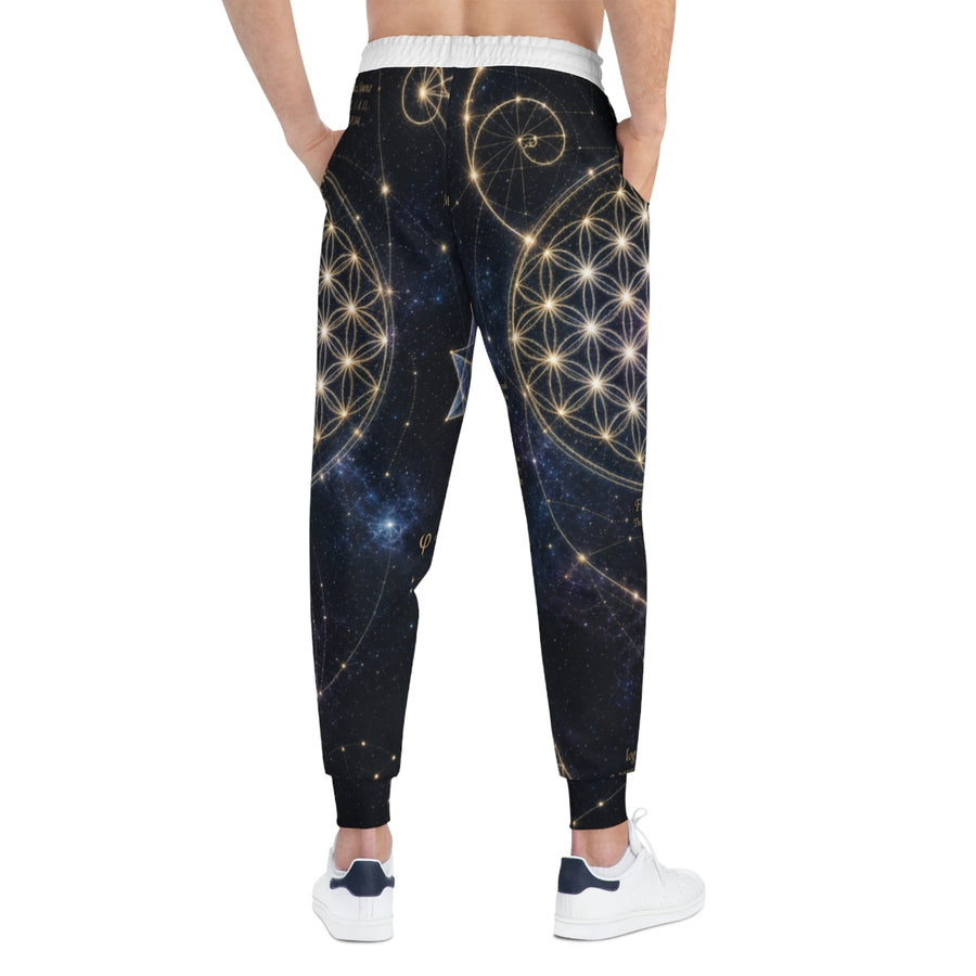 Sacred Geometry Joggers — Cosmic Constellation