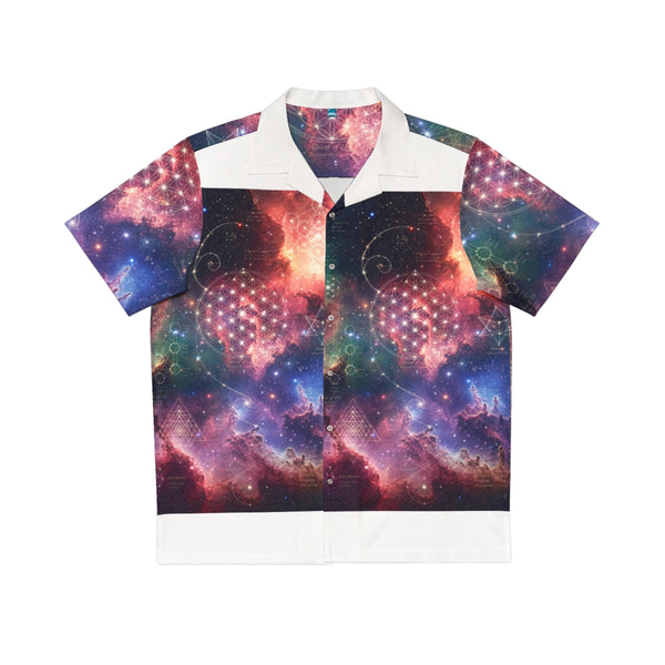 Chemise de pyjama géométrie sacrée — Constellation cosmique